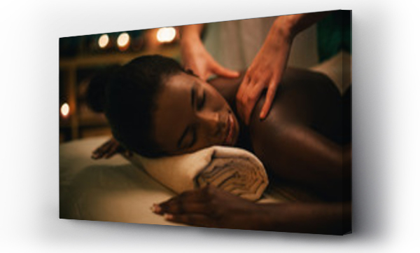 Wizualizacja Obrazu : #179182856 Woman receiving back massage at spa