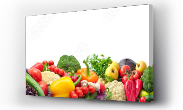 Kolaż, owoce, świeże