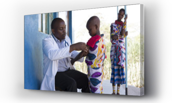 Wizualizacja Obrazu : #187550020 Doctor working in clinic, Kenya. Africa