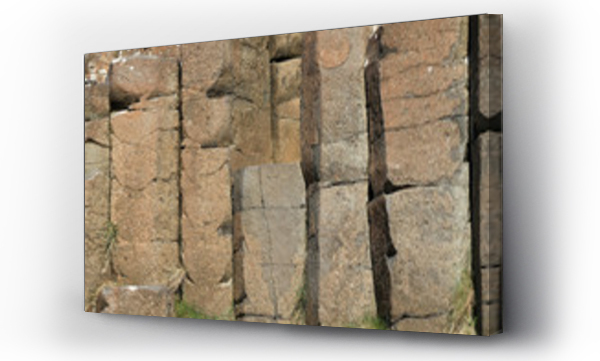 Wizualizacja Obrazu : #195615086 naturalne pionowe bloki skalne