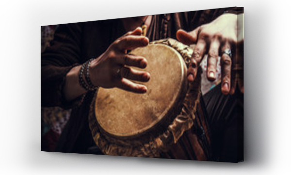 etniczny perkusyjny instrument muzyczny jembe