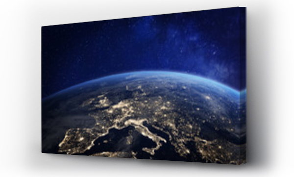 europa, Europa mapa, Italia, kosmos, mapa, planeta ziemia