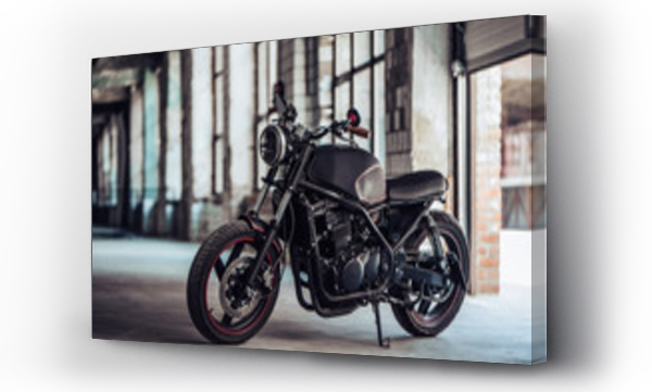 Wizualizacja Obrazu : #205752160 Modern black motorcycle
