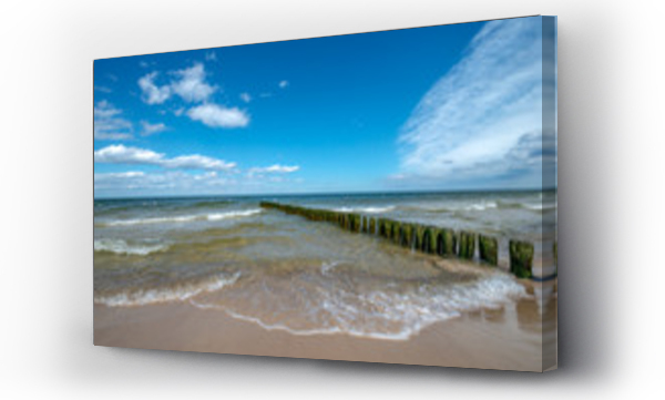 Bałtyk, bałtyk plaża, glony, morze, plaża, stary falochron