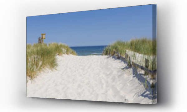 morze, morze bałtyckie, plaża, trawa piasek