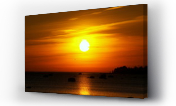 fototapeta morze, morze, zachód słońca, Zachód słońca morze