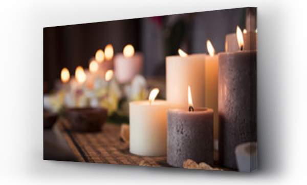 Wizualizacja Obrazu : #211240523 Spa setting with aromatic candles