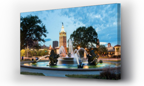 Wizualizacja Obrazu : #211341326 J.C. Nichols Memorial Fountain na Country Club Plaza, Kansas City