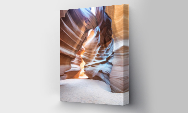 Wizualizacja Obrazu : #212629894 Interior of Antelope Canyon with light games
