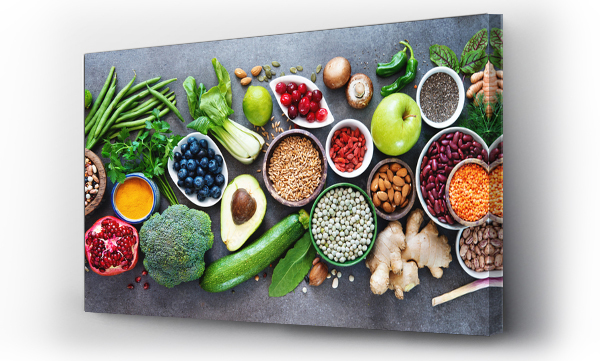 Wizualizacja Obrazu : #214597619 Healthy food selection