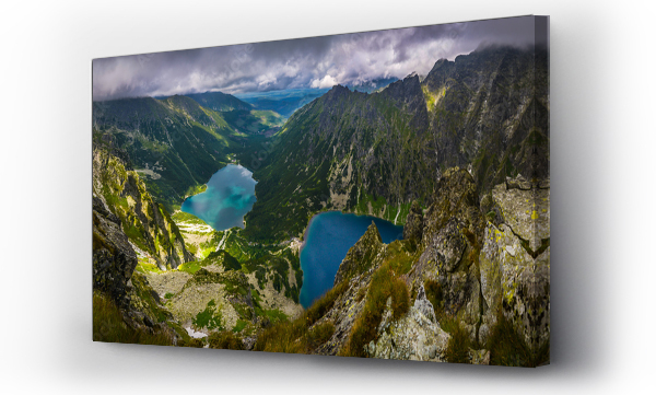 chmury, góry, morskie oko, Tatry
