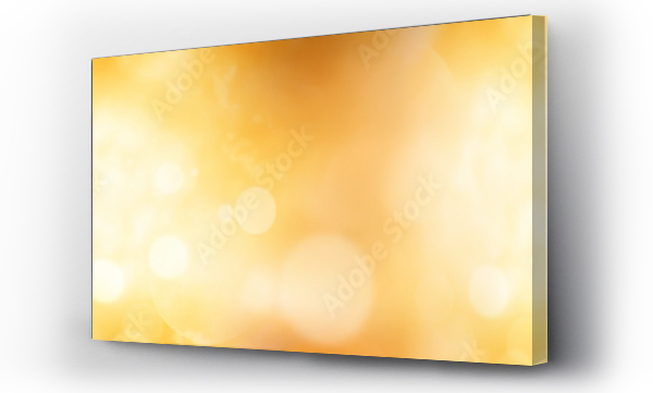 Wizualizacja Obrazu : #215947054 Abstract golden bokeh panorama