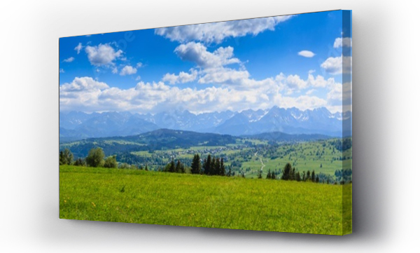 Wizualizacja Obrazu : #220353656 Panorama. View of the Tatra Mountains.Poland