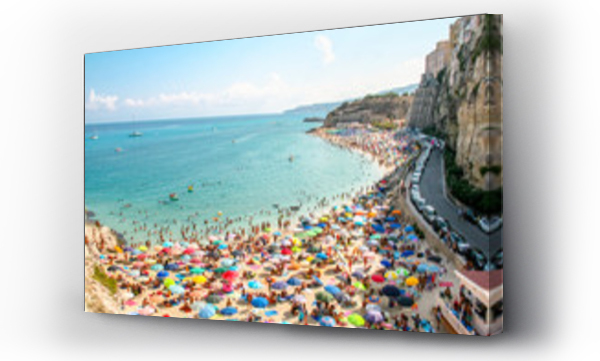 ludzie, Morze włochy, plaża, włochy