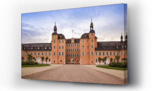 Wizualizacja Obrazu : #222345367 Schwetzingen Palace, Entrance with castle square. Schwetzingen, Baden Wuerttemberg, Germany, Europe