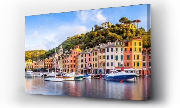 Wizualizacja Obrazu : #225234009 Portofino Hafen Panorama, Ligurien, Italien