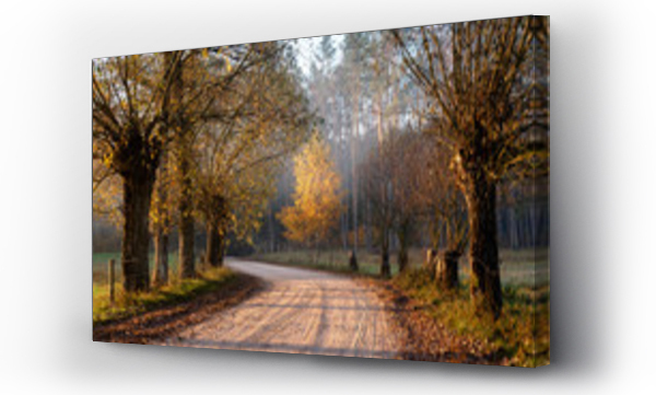 jesień, Krajobrazy, wieś, zlota polska jesien