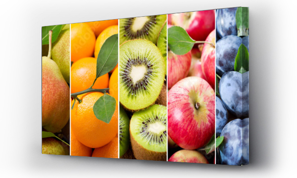 Wizualizacja Obrazu : #231374556 collage of various fresh fruits