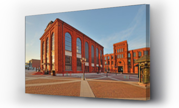 miasto, przemysł, stary, stary dom, łódź