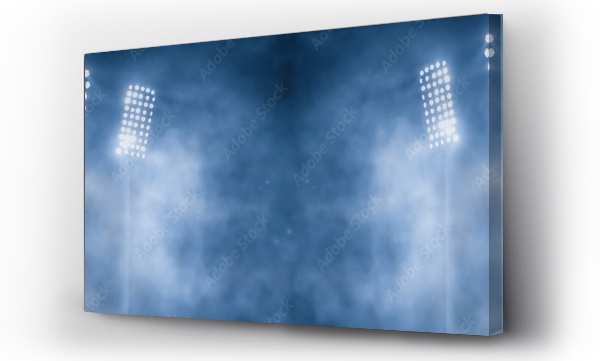 Wizualizacja Obrazu : #233002642 światła stadionowe i dym