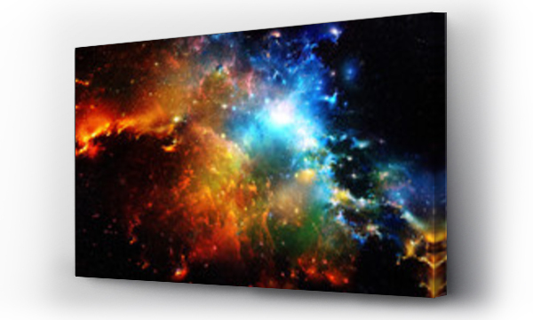Wizualizacja Obrazu : #233382320 Stars and galaxy space sky night background