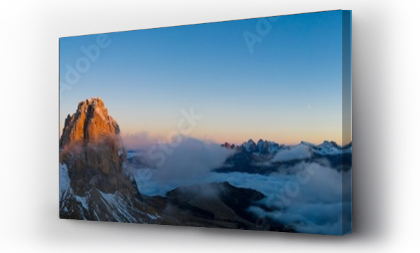 Wizualizacja Obrazu : #233565209 Beautiful Dolomites peaks panoramic view