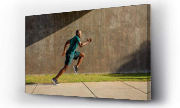 Wizualizacja Obrazu : #235960704 Young man running fast