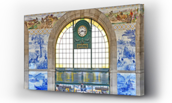 Wizualizacja Obrazu : #236604278 Railway station Sao Bento in Porto, Portugal
