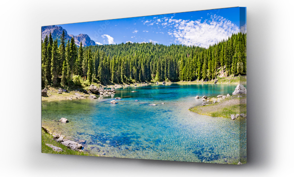 Wizualizacja Obrazu : #237711951 blue mountain lake panorama