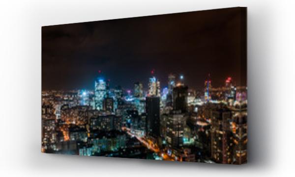 Wizualizacja Obrazu : #244067683 Warsaw city view at night