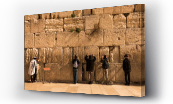 Wizualizacja Obrazu : #249168121 Pilgrims visiting the Wailing Wall in Jerusalem, Israel, Middle East