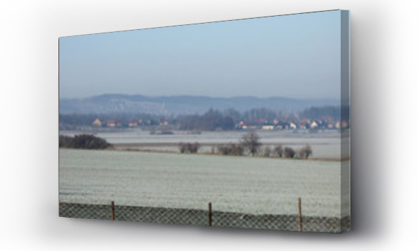 Wizualizacja Obrazu : #249392464 Polskie krajobrazy zima.