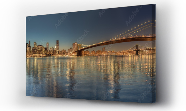 Wizualizacja Obrazu : #252824785 Most Brookliński widok panoramiczny