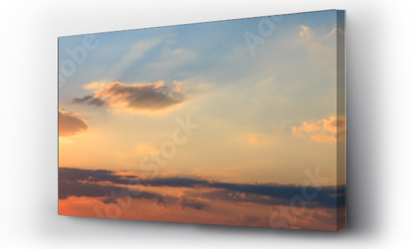 Wizualizacja Obrazu : #255606647 Summer sunset sky panorama