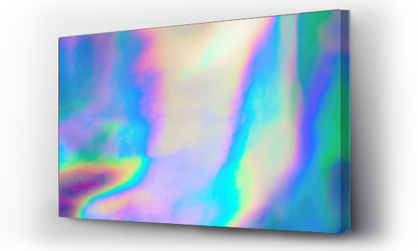Wizualizacja Obrazu : #255786711 Abstrakcja Nowoczesne pastelowe kolorowe tło holograficzne w stylu lat 80-tych. Synthwave. Vaporwave styl. Retrowave, retro futuryzm, webpunk