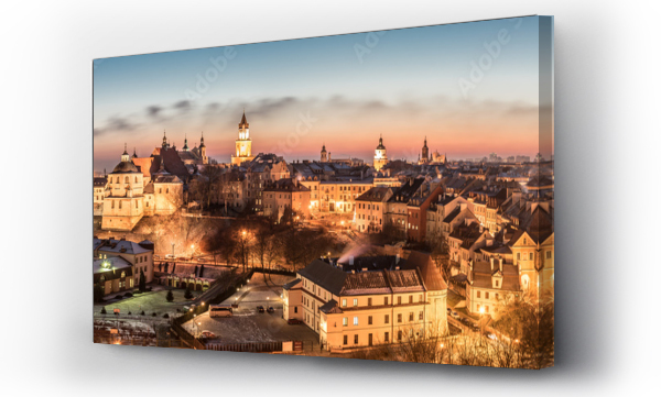 lublin, lublin panorama, miasto, Panorama, włochy