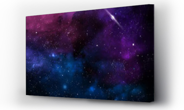 Abstrakcyjna kompozycja na temat kosmosu z mgławicowych tekstur, świateł i gradientów, aby służyć jako tło