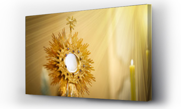 Wizualizacja Obrazu : #257676199 Adoracja Ostensorialna w kościele katolickim - Boże Ciało