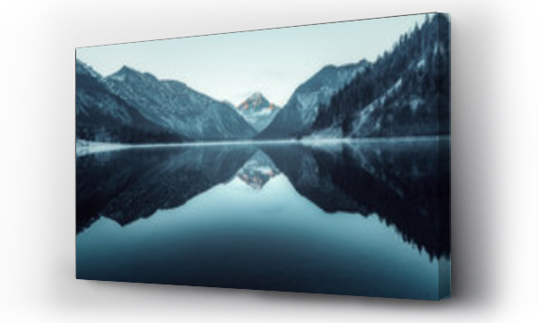 Krajobrazy, lodowiec, natura, odbicie, sceneria