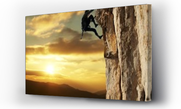 Wizualizacja Obrazu : #2584384 climber on sunset
