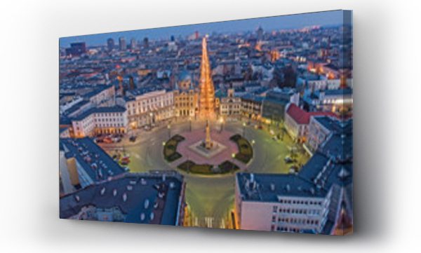 domy, kościół, Kościół ludzie, ludzie, miasto, łódź