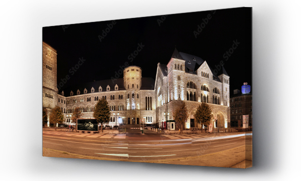 miasto, park noc, poznan