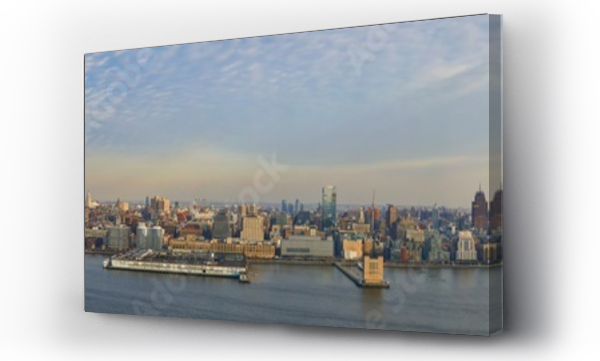 Wizualizacja Obrazu : #272714802 Ultra wide panorama of Manhattan skyline showing downtown financial district and midtown up to central park