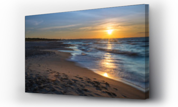 Gdańsk morze, morze, morze bałtyckie, zachód słońca