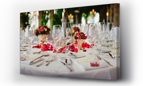 Wizualizacja Obrazu : #283799223 ślub - dekoracja stołu na luksusowej imprezie