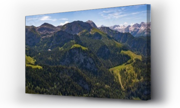 Wizualizacja Obrazu : #284318937 High resolution stitched panorama of a beautiful alpine view at the famous Jenner summit near Berchtesgaden, Bavaria, Germany