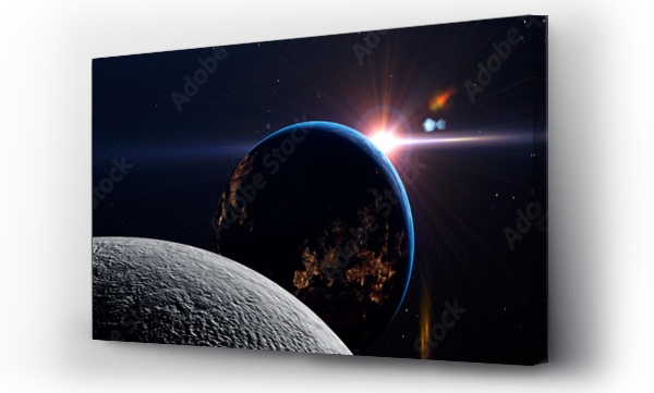 kosmos, miejsce, planety