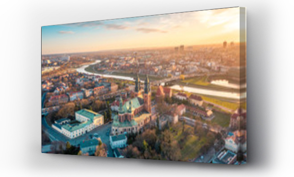 francja, miasto, Panorama, poznan