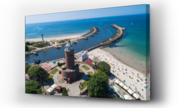 Bałtyk, Kolobrzeg, morze, pejzaż, żaglowce