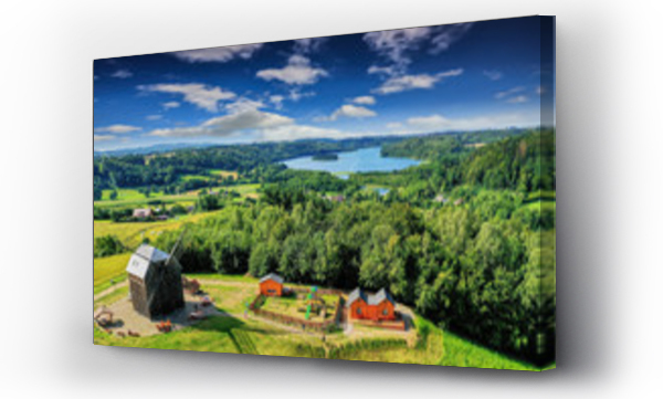 jezioro, Kaszuby, pejzaż